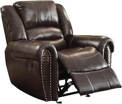 5-Homelegance-Center-Hill-42-Bonded-Leather-Glider-Reclining-Chair-Brown